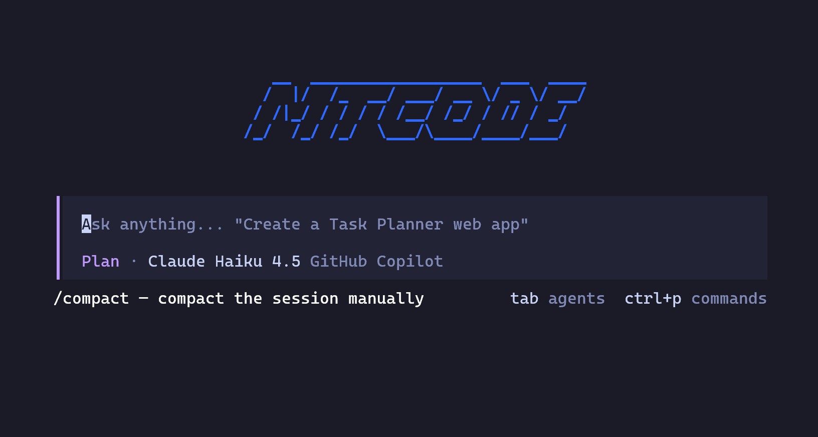 MTCode terminal running on a school laptop
