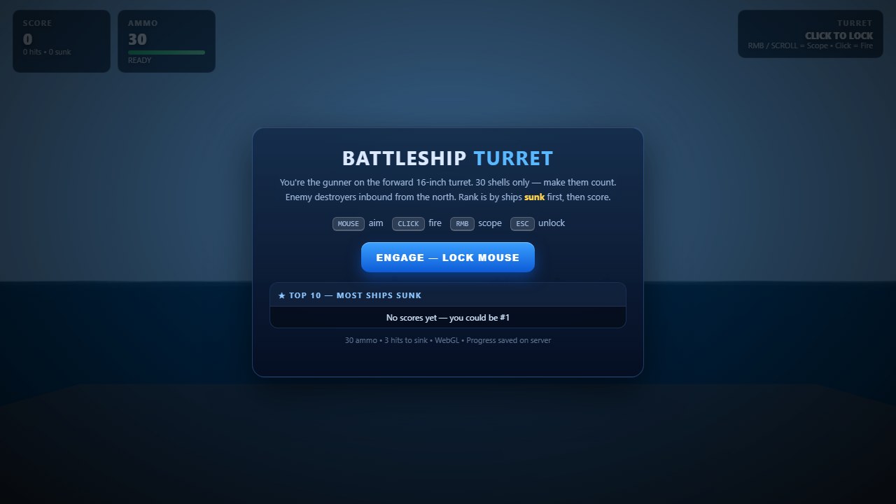 Battleship Turret preview