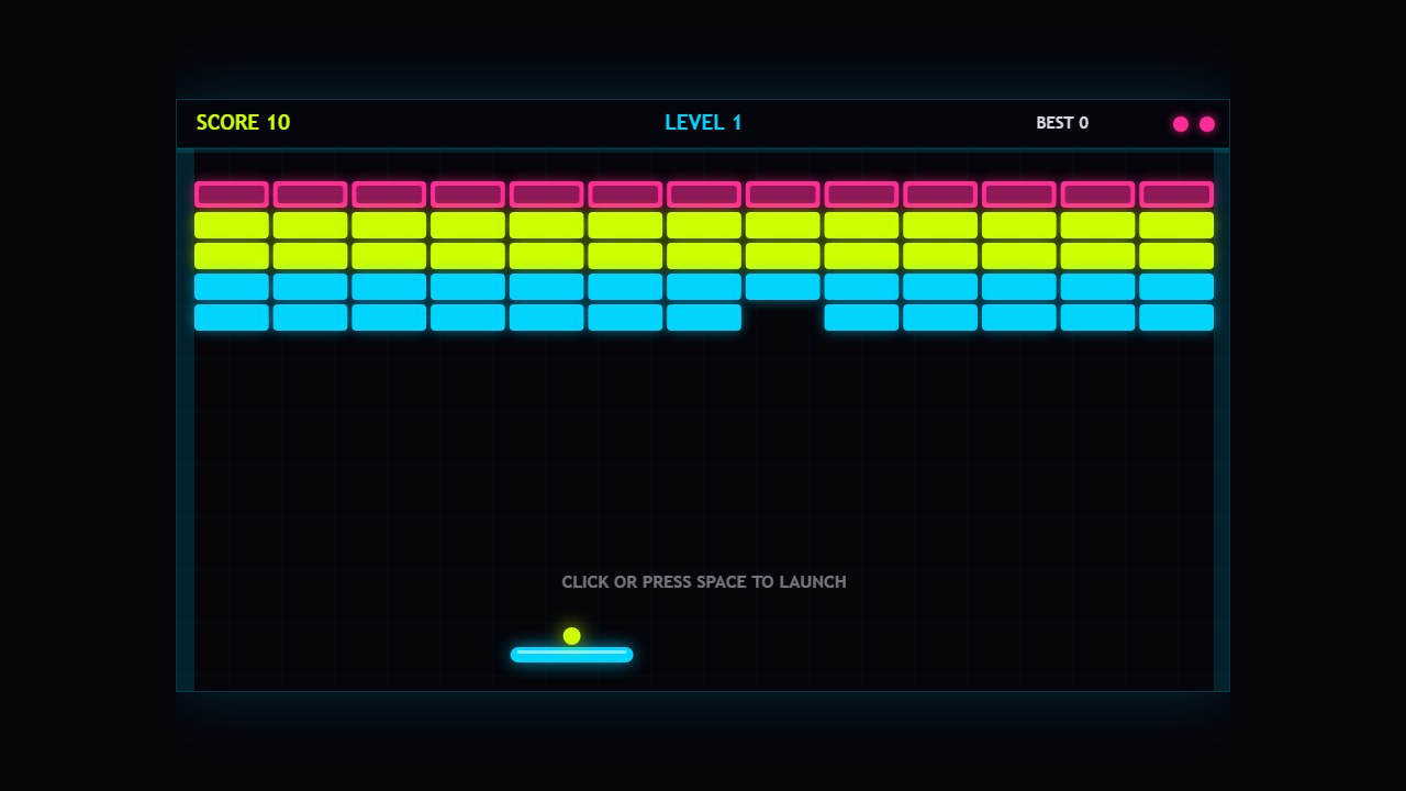 Neon Breakout preview