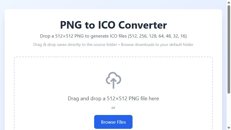 PNG to ICO preview