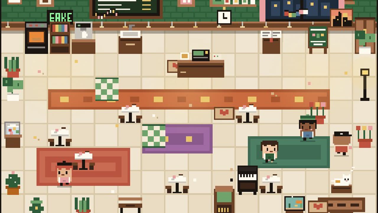 Crumb & Co., a pixel art cafe game built by a Mind Theory student