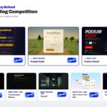 Jurong Secondary School Games Coding Competition page with the 3 winners and runners-up