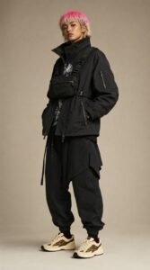 AI fashion model generated in ComfyUI