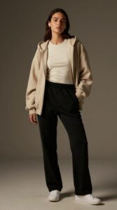 AI fashion model generated with Z-Image in ComfyUI
