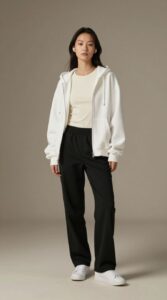 AI fashion model generated with Z-Image in ComfyUI
