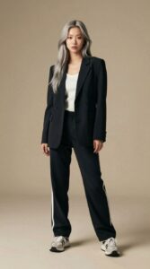 AI fashion model generated with Z-Image in ComfyUI