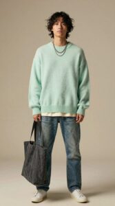 AI fashion model generated with Z-Image in ComfyUI