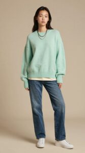 AI fashion model generated with Z-Image in ComfyUI