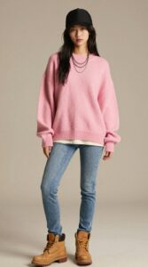 AI fashion model generated with Z-Image in ComfyUI
