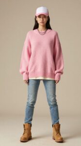 AI fashion model generated with Z-Image in ComfyUI