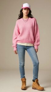 AI fashion model generated with Z-Image in ComfyUI