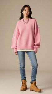 AI fashion model generated with Z-Image in ComfyUI