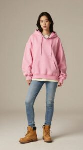 AI fashion model generated with Z-Image in ComfyUI